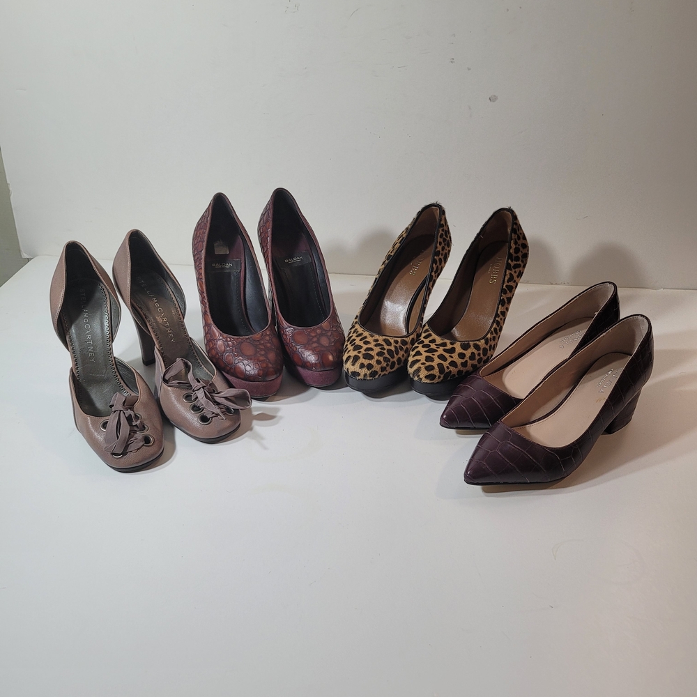 Stella McCartney Baldan Hobbs Carvela Women Heels Animal Print Size 37